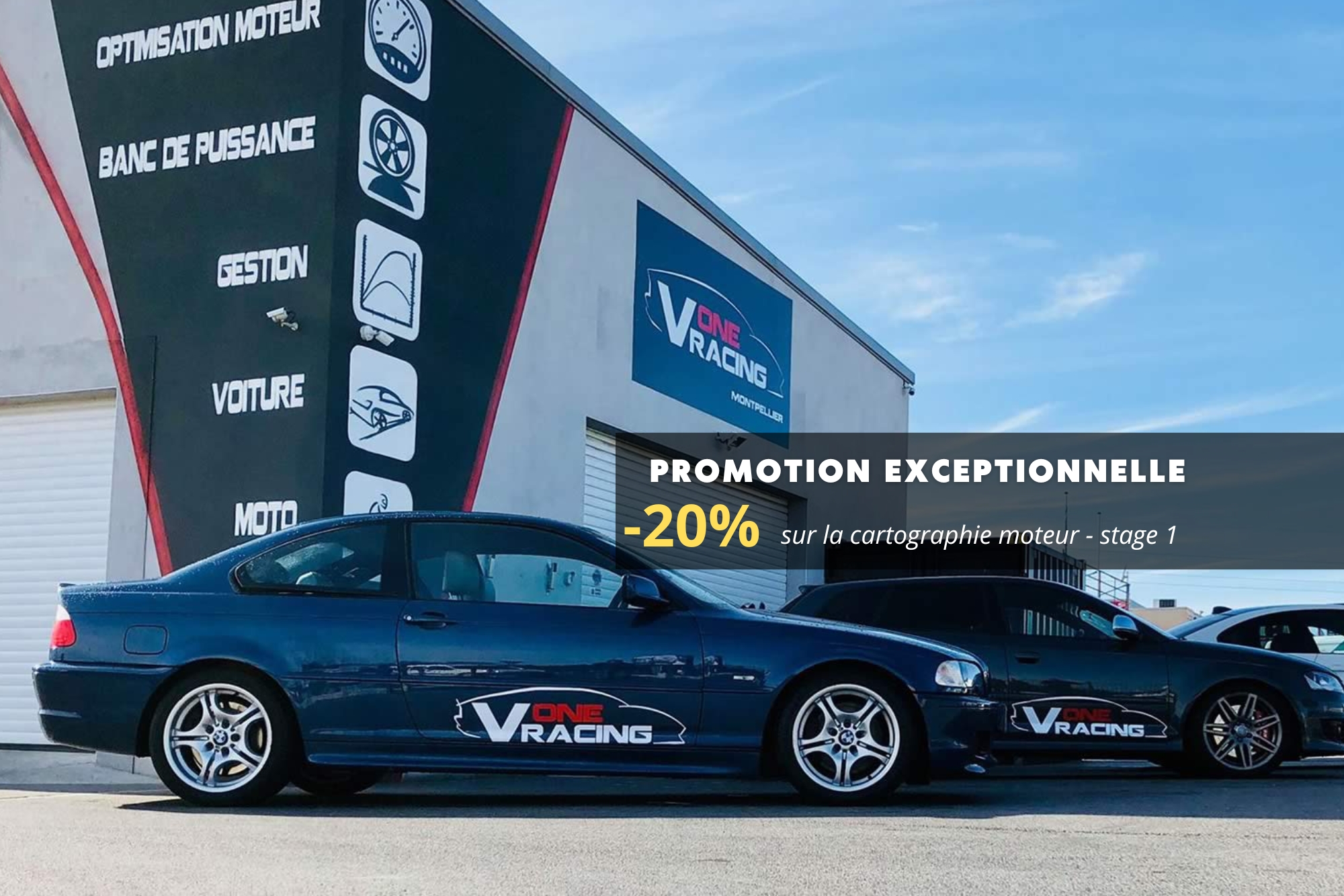 Vone Racing Montpellier - promo Cartographie moteur stage 1